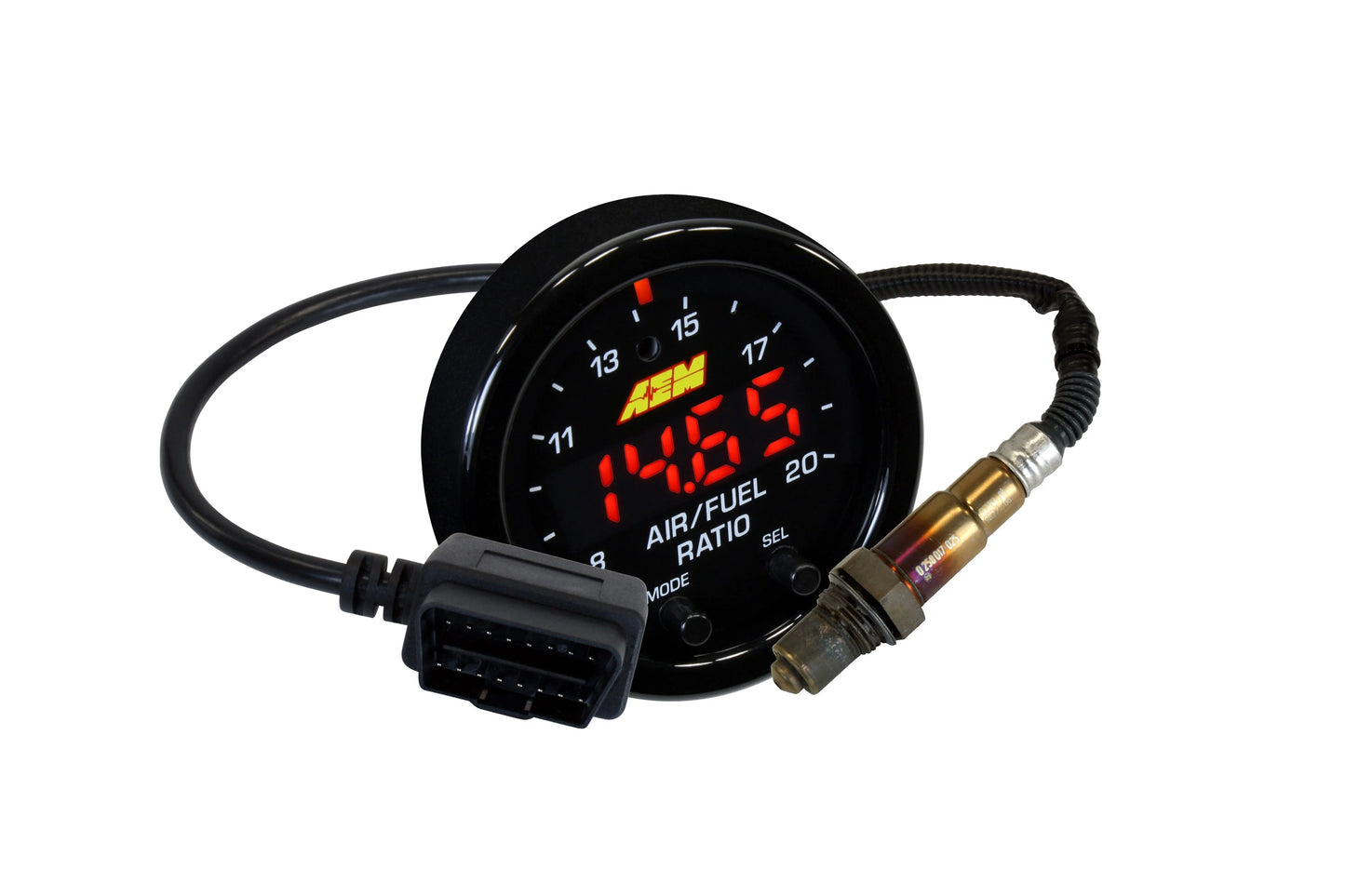 AEM X-Series OBDII Wideband Air/Fuel Ratio Gauge 30-0334