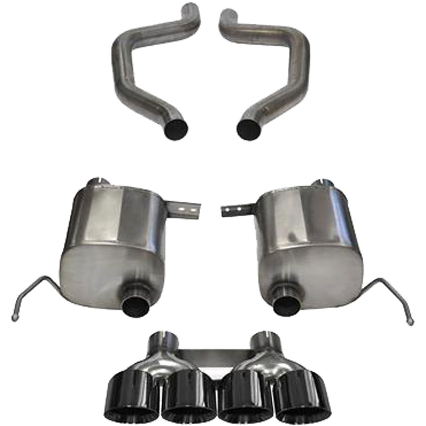 Corsa Xtreme Axle-Back Exhaust W/ Black Tips