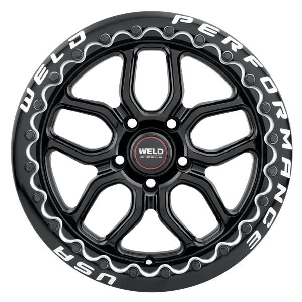 Weld Laguna Single Beadlock (Gloss Black)